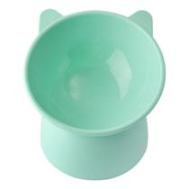 Comedouro Bebedouro Elevado Anti Engasgo Pet Gato Cachorro Kit e Unidade Cor:Verde-claroQuantidade:1 unidade
