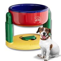 Comedouro Bebedouro Elevado Para Cães e Gatos Alimentador Dispenser Vasilha Tigela Pote Pet