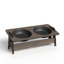 Comedouro Bebedouro Gato e Cachorro Elevado Pet Mdf