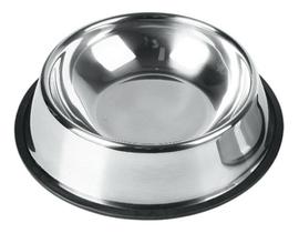 Comedouro Bebedouro Inox 240 Ml Base Borracha Gão Gato