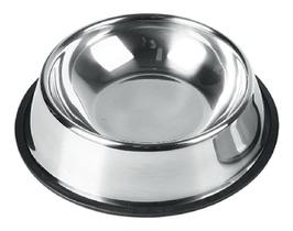 Comedouro Bebedouro Inox 800 Ml Base Borracha Cão Gato