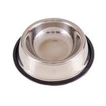Comedouro / bebedouro inox com pé antiderrapante 1l 5,5x26cm Comedouro / bebedouro inox com pé antiderrapante 1l 5,5x26cm