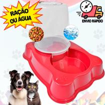 Comedouro Bebedouro Para Cachorro Gato 1,5 Litros Para Ração ou Água Vasilha Pet