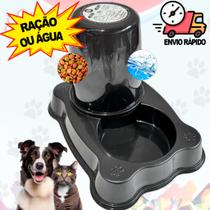 Comedouro Bebedouro Para Cachorro Gato 1,5 Litros Para Ração ou Água Vasilha Pet
