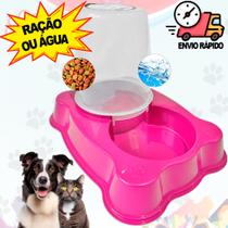 Comedouro Bebedouro Para Cachorro Gato 1,5 Litros Para Ração ou Água Vasilha Pet