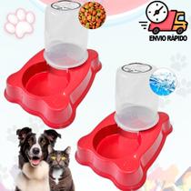 Comedouro Bebedouro Para Cachorro Gato 1,5 Litros Para Ração ou Água Vasilha Pet