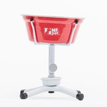 Comedouro Bebedouro Pequeno Elevado Cães Único Anti Formiga - Bacia Alumínio 1,5L Água Ração Comedouro Bebedouro Pequeno Elevado Cães Único Anti Formiga - Bacia Alumínio 1,5L Água Ração