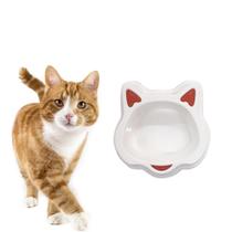 Comedouro Bebedouro Pet Gato Plástico Resistente Ração Sache
