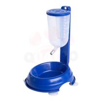 Comedouro bebedouro pet para caes gatos automatico ajustavel agua gelada 1 Litro