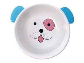 Comedouro Bebedouro Porcelana Cara de Cachorrinho 350 ml