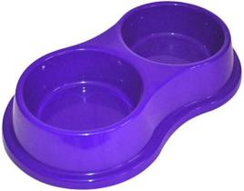 Comedouro Bebedouro Pote Duplo Vasilha Plastica Tam. G