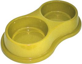 Comedouro Bebedouro Pote Duplo Vasilha Plastica Tam. P