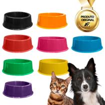 Comedouro Bebedouro Simples Cães E Gatos 800ml Várias Cores