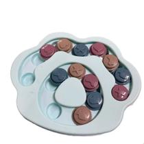 Comedouro Brinquedo Interativo Para Cães Tabuleiro Porta Petiscos Pet Azul Comedouro Brinquedo Interativo Para Cães Tabuleiro Porta Petiscos Pet Azul