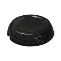 Comedouro Cachorro Pequeno Baixo Cerâmica Rr4Pets Preto