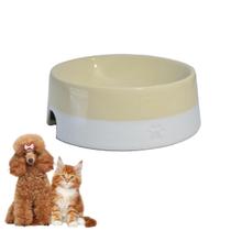 Comedouro cachorro pote ceramica tam g facil manuseio