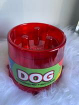 Comedouro canino funcional alto lento vermelho Comedouro canino funcional alto lento vermelho
