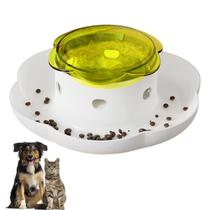 Comedouro Cao Pet Cachorro Gato Animal de Estimaçao Brinquedo Interativo Petisco Raçao Comida Quebra Cabeça Treinamento Recompensa