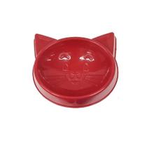 Comedouro Cara de Gato 100ml Azul Rosa ou Vermelho Comedouro Cara de Gato 100ml Azul Rosa ou Vermelho