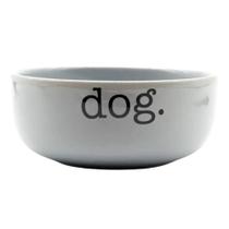 Comedouro Cerâmica P Pet Injet Meow Cinza para Gatos Comedouro Cerâmica P Pet Injet Meow Cinza para Gatos