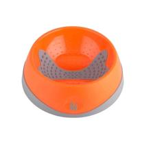 Comedouro de Lamber Lickimat Oh Bowl para Cachorro Laranja Comedouro de Lamber Lickimat Oh Bowl para Cachorro Laranja