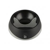 Comedouro de Lamber Lickimat Oh Bowl para Cachorro Preto