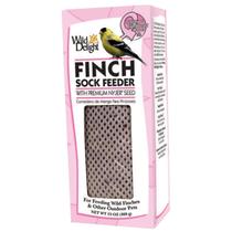 Comedouro de meias Wild Delight Pink Finch com Nyjer Seed 368g Comedouro de meias Wild Delight Pink Finch com Nyjer Seed 368g