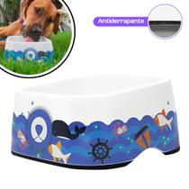 Comedouro de Melamina Antiderrapante Sail Dog27 Grande