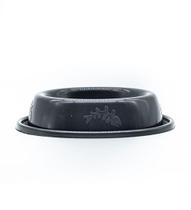 Comedouro de Plástico Anti-Formiga Preto para Gatos 150ml - Pet Injet