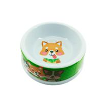 Comedouro de Plástico Cachorrinho 18cm