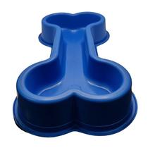 Comedouro de Plástico Osso 500ml - Azul