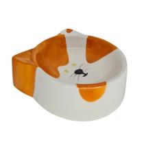 Comedouro de Porcelana para Gatos Azul/Laranja 150ml