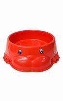 Comedouro Dog Plástico 1500ml Vermelho