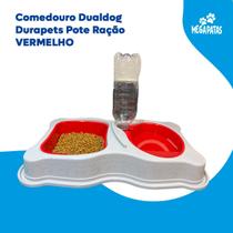 Comedouro Dualdog Durapets Pote Ração Diversas Cores