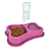 Comedouro Duplo Anti Formiga Pet Bebedouro automático suporte para Garrafa Comedouro