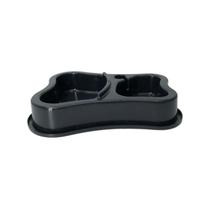 Comedouro Duplo Antiformiga Bebedouro Automático com Suporte para Garrafa