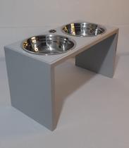 Comedouro Duplo Com 2 Tijelas de Inox Para Cães de Grande Porte Com 28 cm de Altura Envio Imediato! Comedouro Duplo Com 2 Tijelas de Inox Para Cães de Grande Porte Com 28 cm de Altura Envio Imediato!