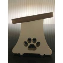 Comedouro duplo elevado para gatos e cachorros tigela em inox anti-vômito envio imediato