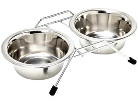 Comedouro Duplo Inox em 360ml Comedouro Duplo Inox em 360ml