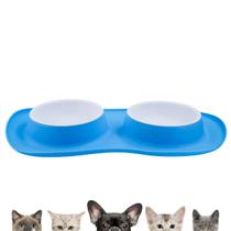 Comedouro Duplo para Ração e Água de Cachorro Comedouro Duplo para Ração e Água de Cachorro
