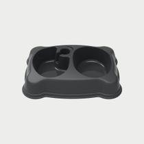 Comedouro Duplo Plast Pet 600ml Comedouro Duplo Plast Pet 600ml