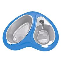 Comedouro Duplo Plast Pet Lovely Pet Tamanho Pequeno para Cães e Gatos Comedouro Duplo Plast Pet Lovely Pet Tamanho Pequeno para Cães e Gatos
