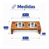 Comedouro Duplo/Triplo Resistente para Cães e Gatos Alimentador Prático
