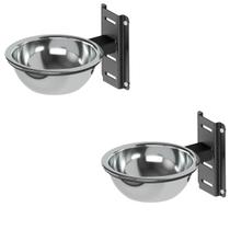 Comedouro E Bebedouro Ajustável De Parede Cães E Gatos Par Comedouro E Bebedouro Ajustável De Parede Cães E Gatos Par