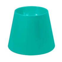 Comedouro e Bebedouro Alto Pet Games Verde Água para Cães - Tamanho M