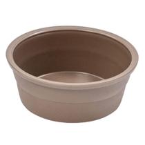 Comedouro e Bebedouro Antiderrapante cor Fendi em 2,6Lt