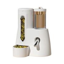 Comedouro E Bebedouro Automático 2 Em 1 Para Hamster Com Grande Capacidade E À Prova De Vazamentos