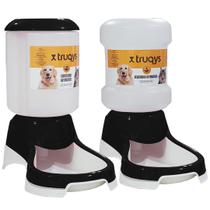 Comedouro e Bebedouro Automático Cães Água 2 Lt Ração 1 Kg Comedouro e Bebedouro Automático Cães Água 2 Lt Ração 1 Kg