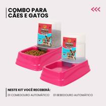 Comedouro e Bebedouro Automático para Cães e Gatos - BrinqPet