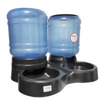 Comedouro e Bebedouro Duplo Para Cachorro Grande 8Kg - 10L